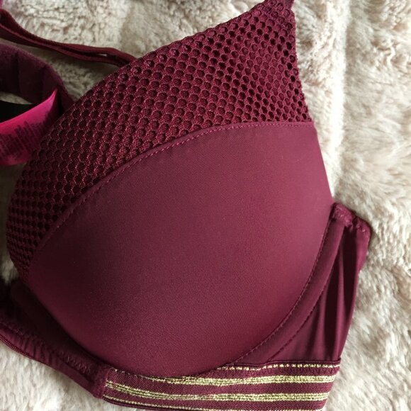 𝅺la SENZA Maroon Push Up Bra - Picture 5 of 6